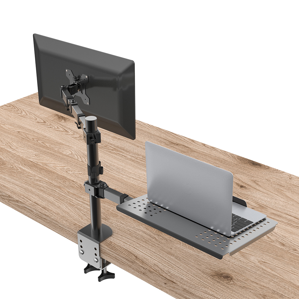 HEIGHT ADJUSTABLE MONITOR AND LAPTOP STAND