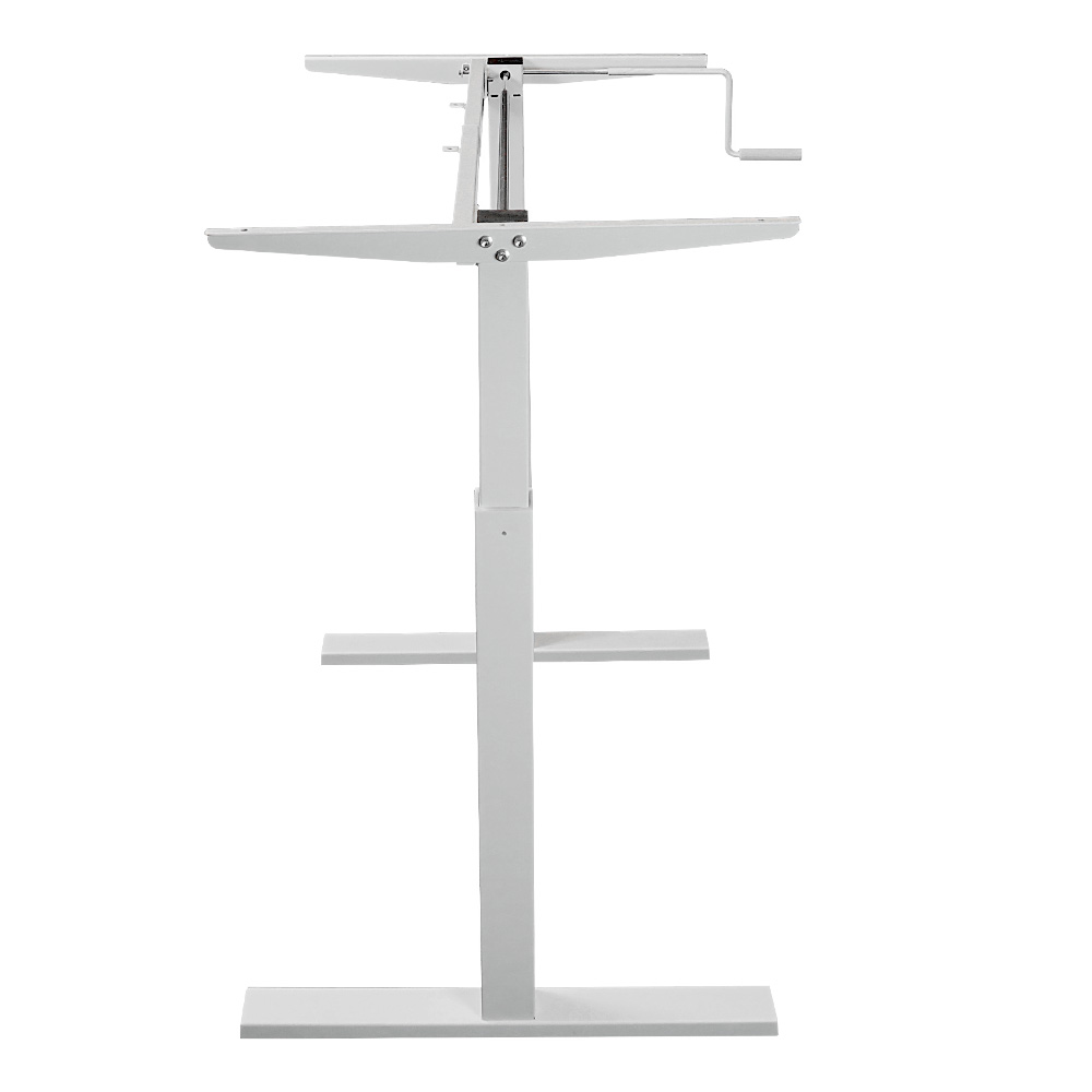 MANUAL STAND PC COMPUTER TABLE OFFICE DESKS FRAME