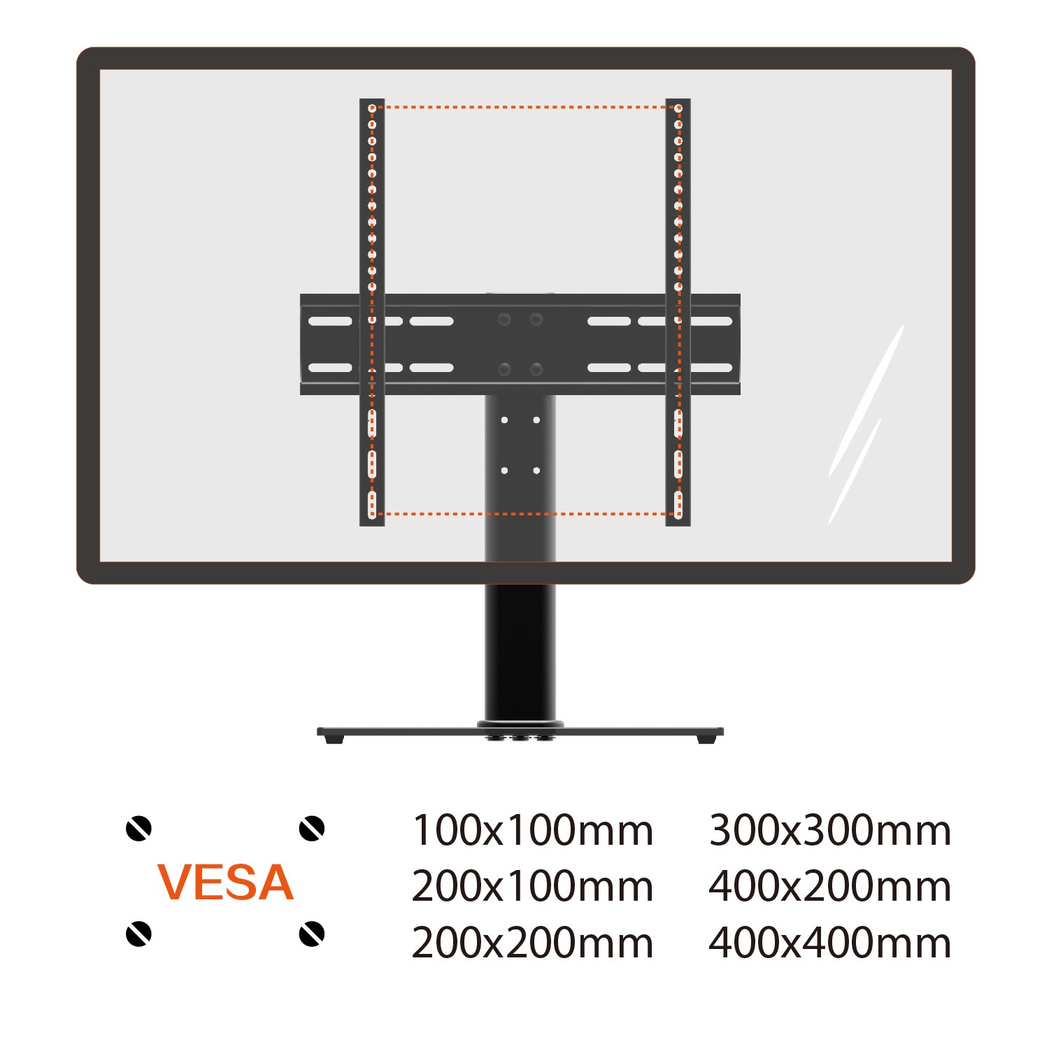 Tabletop TV Mount Stand B