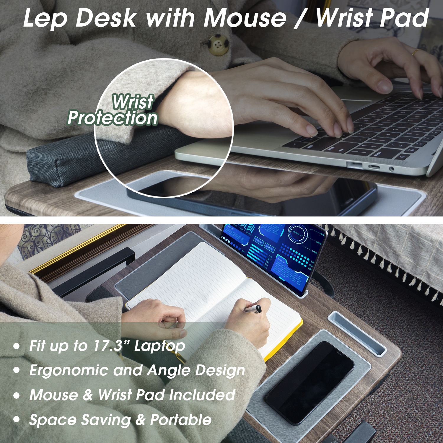 BED TABLE LAPTOP DESK