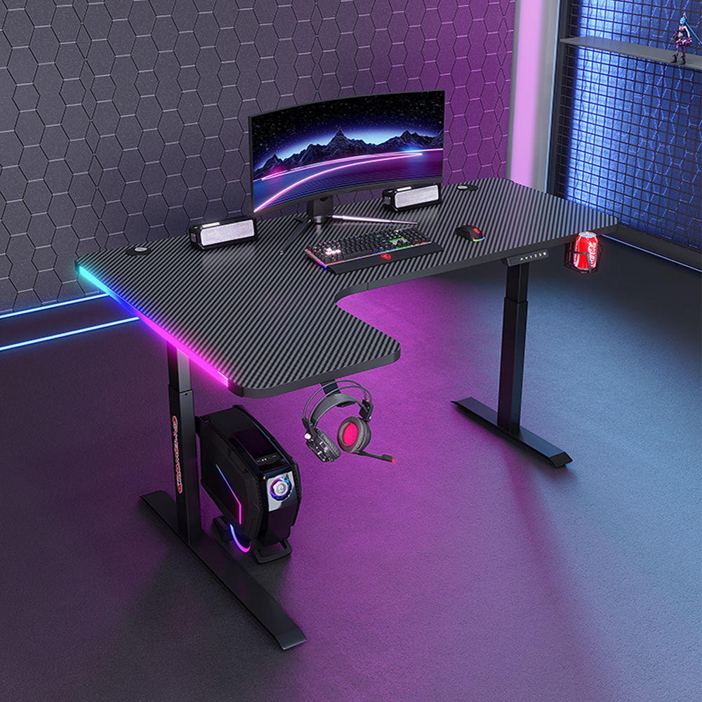 L SHAPED GAMING DESK