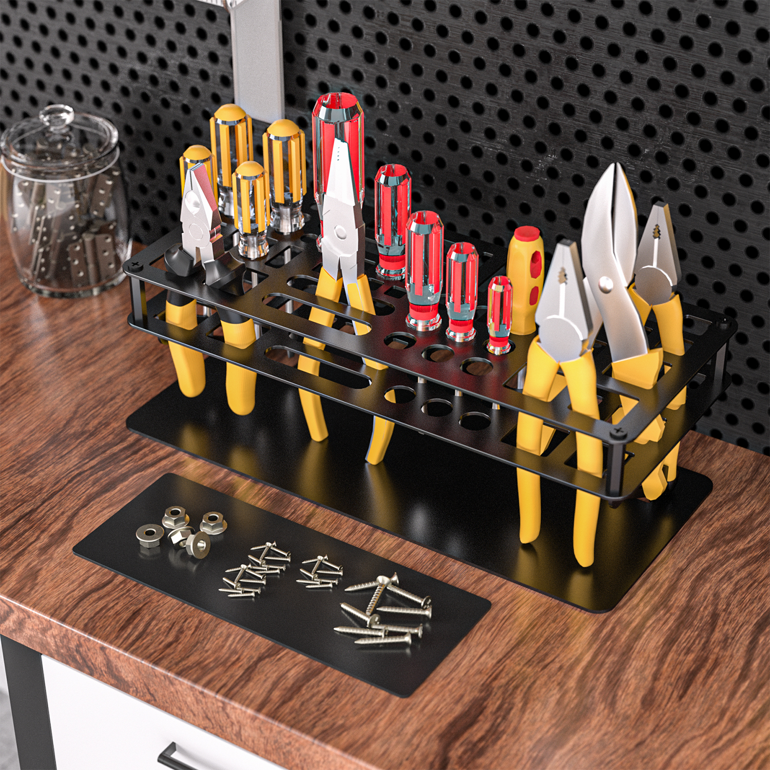 SCREWDRIVER ORGANIZER HOLDER STORAGE RACK