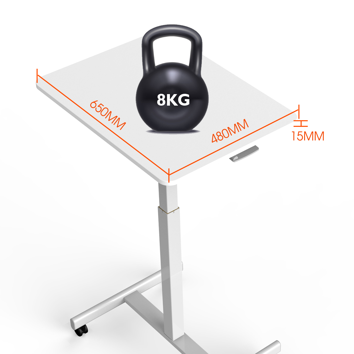 SMALL LAPTOP TABLE WITH WHEELS