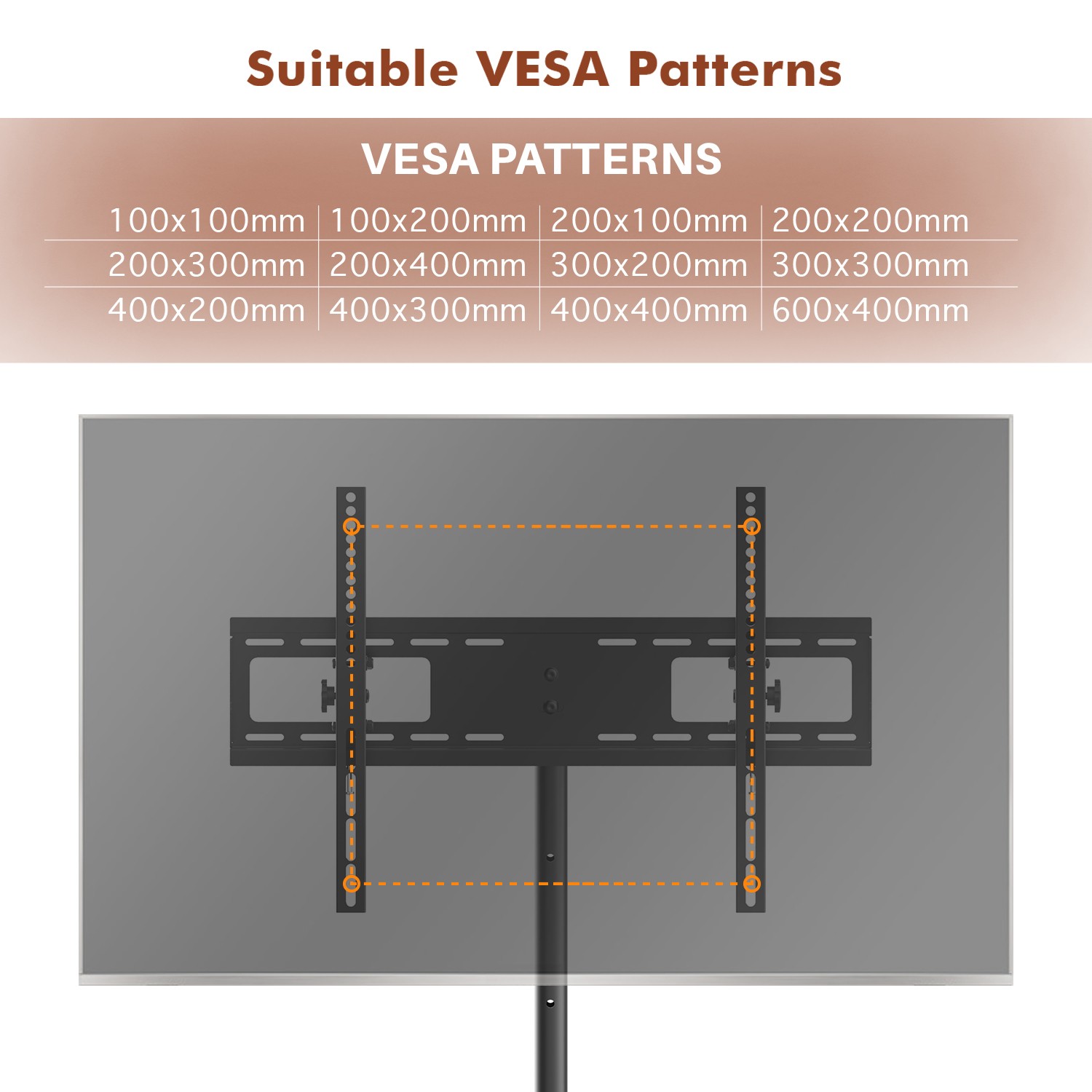 TV Stand Display Racks Floor TV mount