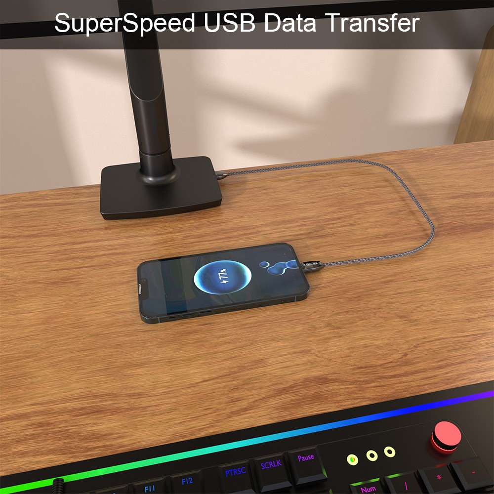 Single Monitor Arm Bracket with Superspeed USB Data Transfer