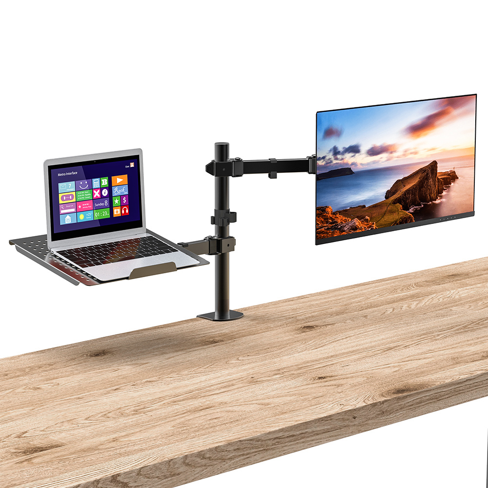 HEIGHT ADJUSTABLE MONITOR AND LAPTOP STAND