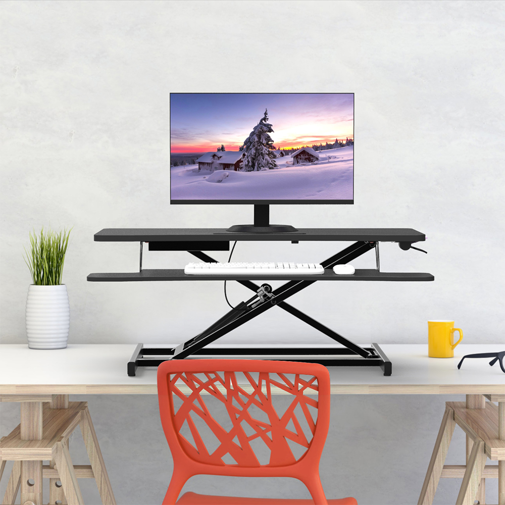 NEW STYLE ERGONOMIC LAPTOP SIT STAND UP DESK RISER