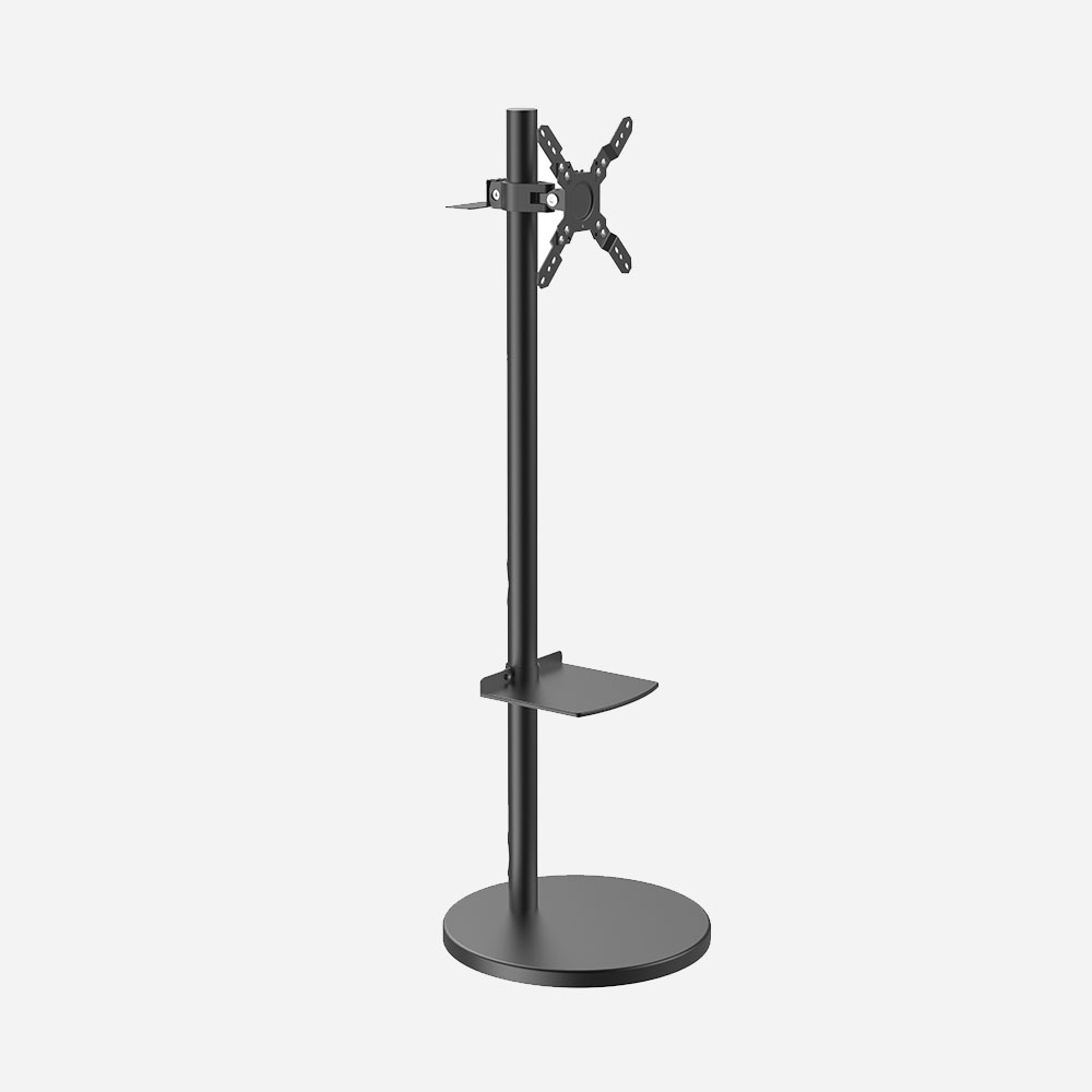 Dawb sawv Modern TV Floor Stand