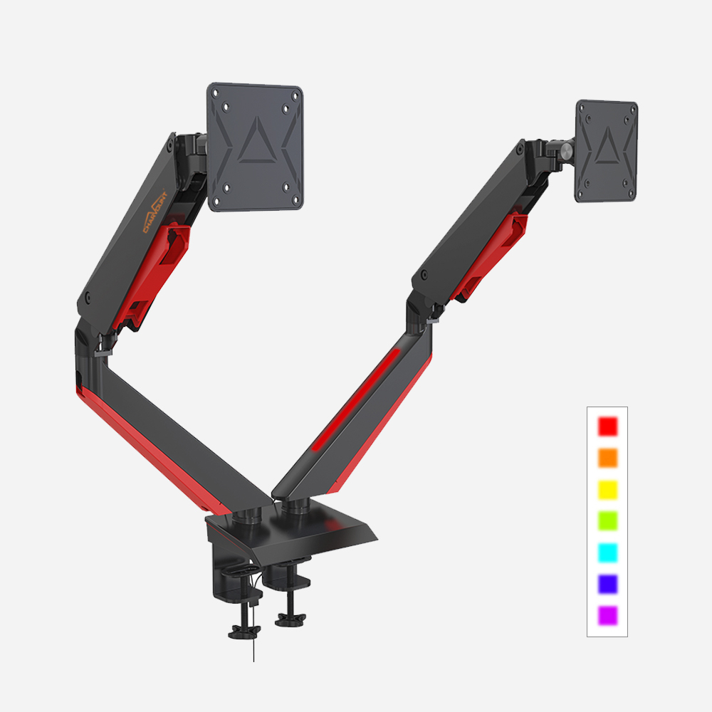 Kev Ua Si Dual Monitor Arm Mount