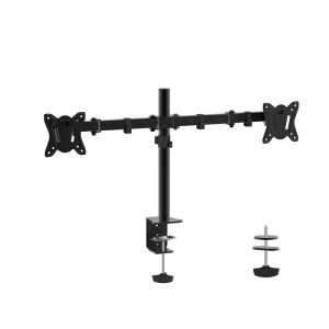 High-Quality Mounting A Tv Factories –  Manufacturer Accept OEM&ODM Dual-Screen Monitor Mount – CHARM-TECH