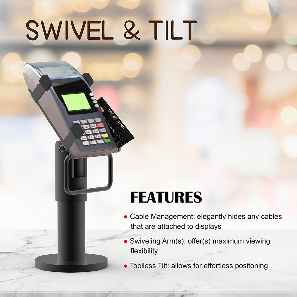 Adjustable Angle Credit Card Terminal POS Stand