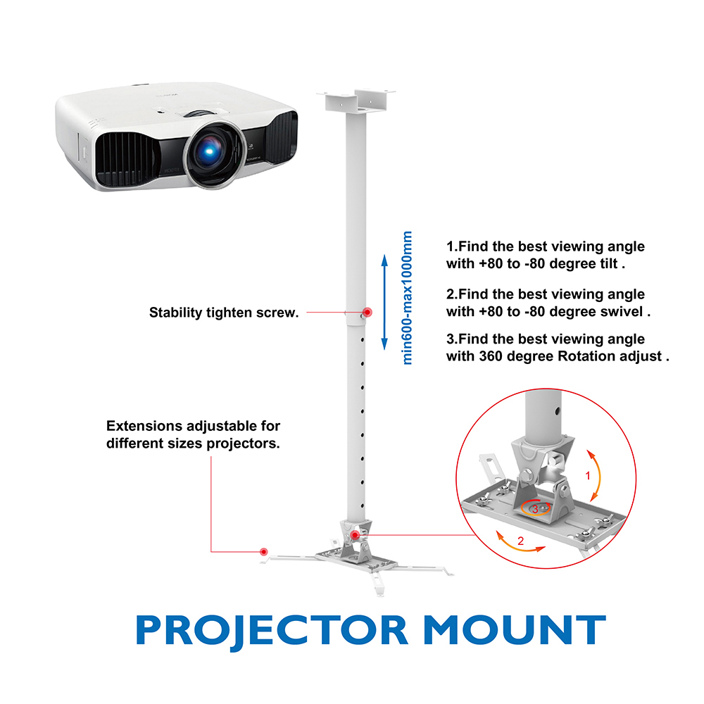 Projector Ceiling Mount Bracket