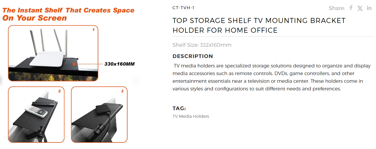 TV Media Holders Comparison and Best Prices