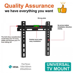 High Quality Ultra Slim TV Bracket