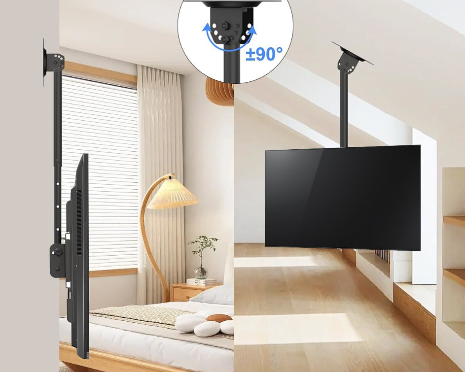 Choosing the Best Ceiling TV Mount for Your Screen Size