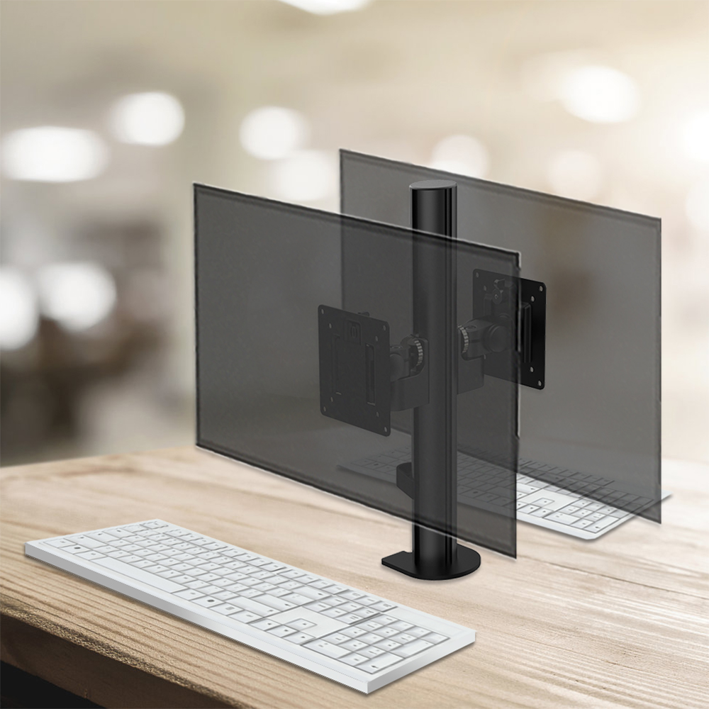 HEIGHT ADJUSTABLE MONITOR STAND FACE TO FACE WORKING FOR OFFICE