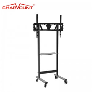 ODM Rolling Tv Cart Factories –  Manufacturer High Quality Floor Standing TV bracket – CHARM-TECH