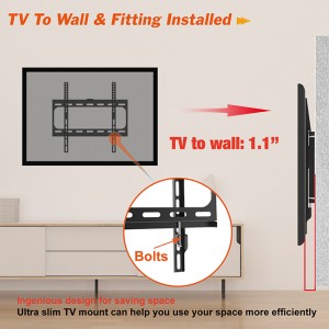 Hollow Out Economical Wide Tv Wall Mount